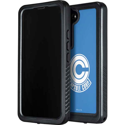 Dragon Ball Z Capsule Corp Galaxy S24 Plus Waterproof Case